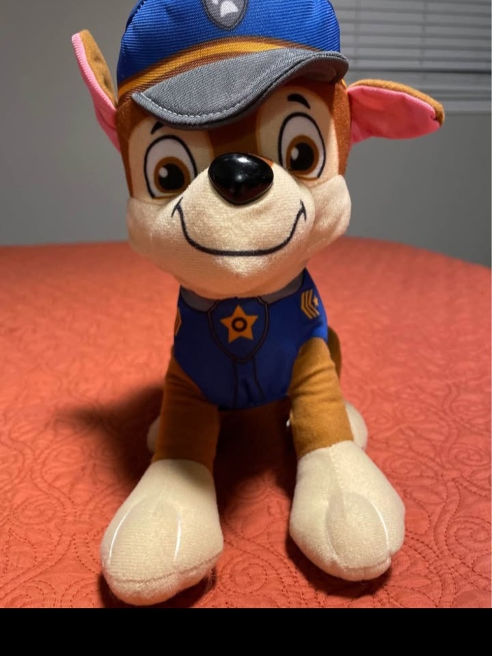 PAW Patrol Chase Plush Stuffed Animal - Blue, Brown, Cream